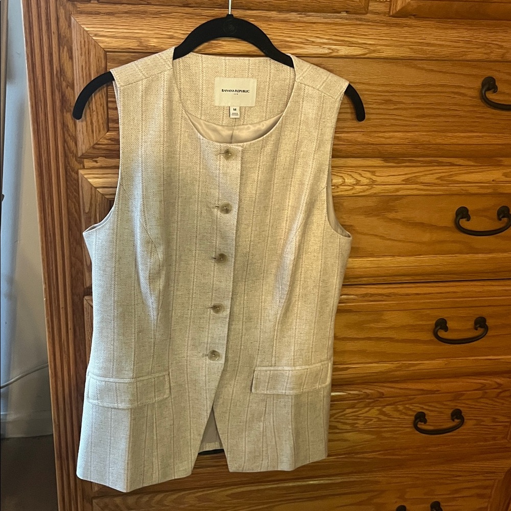 Banana Republic Beige Vest